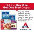 Save $1.00 off any Atkins product plus free quick-start kit