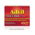 Save $2.00 on any ONE (1) Advil® Cold and Sinus product