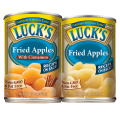 $0.60 off 2 Cans Luck's® Fried Apples